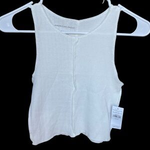 American Eagle Crop Tank Women’s Size XS Summer Solid Round Neck Top NWT